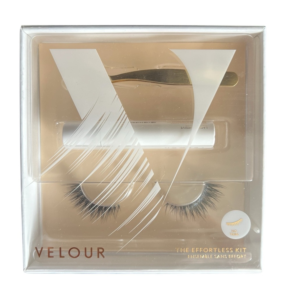 Velour Effortless Kit with Black Lashes